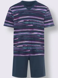 Pyjama court jersey fin