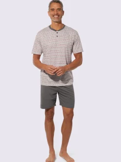 Pyjama court jersey fin