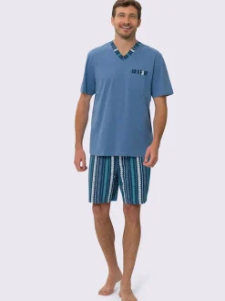 Pyjama court jersey fin