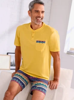 Pyjama court jersey fin