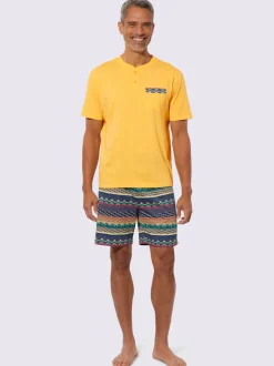 Pyjama court jersey fin