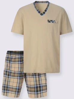 Pyjama court jersey fin