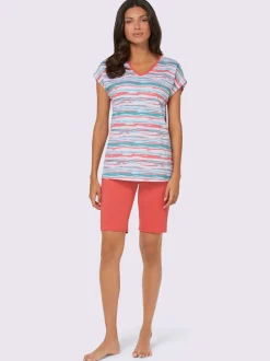 Pyjama court jersey fin