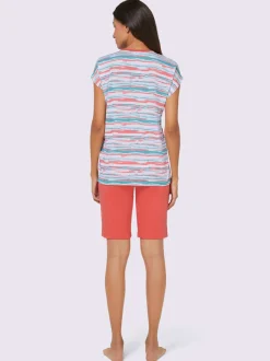 Pyjama court jersey fin