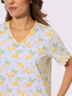 Pyjama court jersey fin