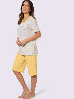 Pyjama court jersey fin