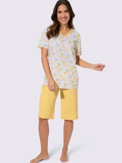 Pyjama court jersey fin