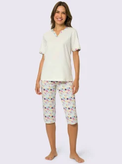 Pyjama court jersey fin