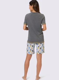 Pyjama court jersey fin