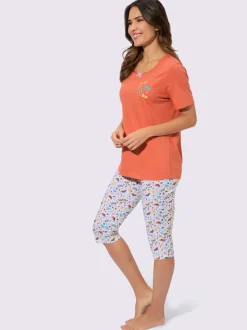 Pyjama court jersey fin