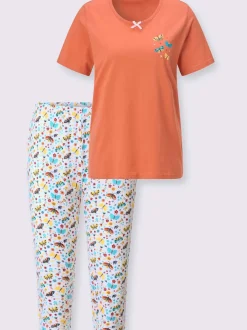 Pyjama court jersey fin