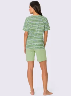 Pyjama court jersey fin