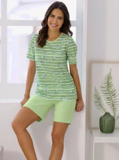 Pyjama court jersey fin