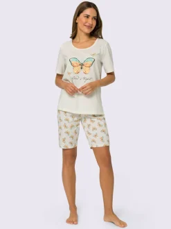 Pyjama court jersey fin