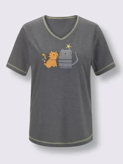 Pyjama court jersey fin