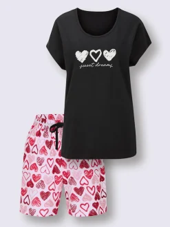 Pyjama court jersey fin