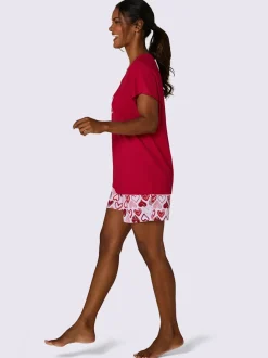 Pyjama court jersey fin
