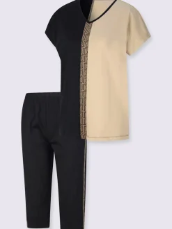 Pyjama court jersey fin