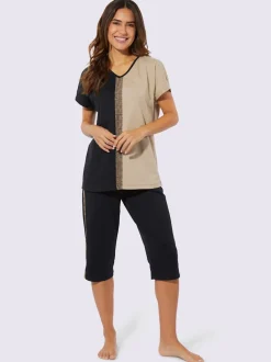Pyjama court jersey fin