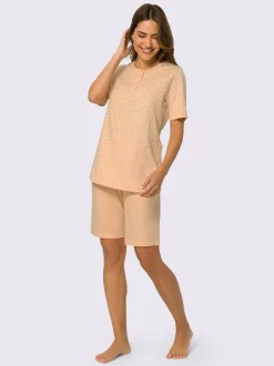 Pyjama court jersey fin