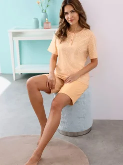 Pyjama court jersey fin
