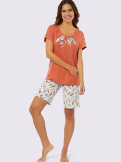 Pyjama court jersey fin