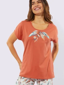 Pyjama court jersey fin