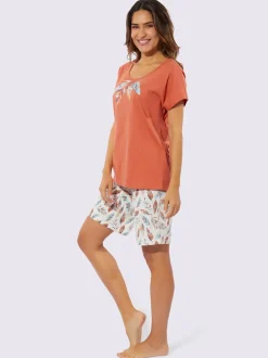 Pyjama court jersey fin