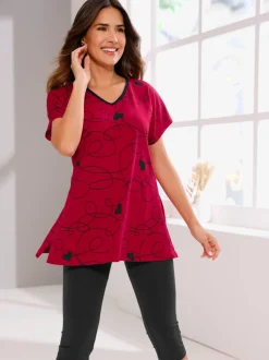Pyjama court jersey fin