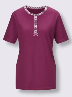 Pyjama court jersey fin