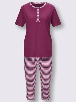 Pyjama court jersey fin