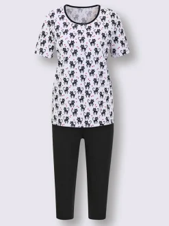 Pyjama court jersey fin