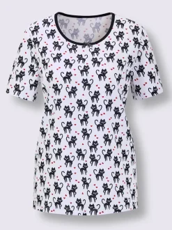 Pyjama court jersey fin