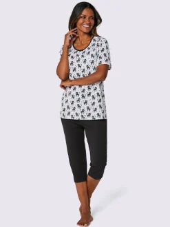 Pyjama court jersey fin