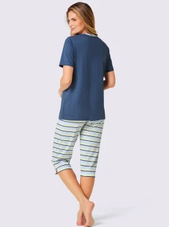 Pyjama court jersey fin