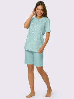 Pyjama court jersey fin