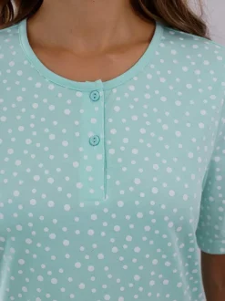 Pyjama court jersey fin