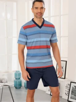 Pyjama court rayures tendance