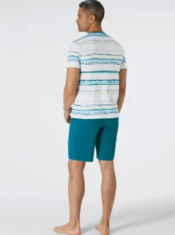 Pyjamas courts jersey fin