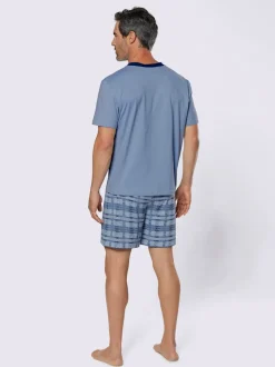 Pyjamas courts jersey fin