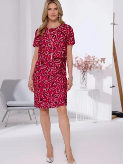 Robe crayon qualité tissée