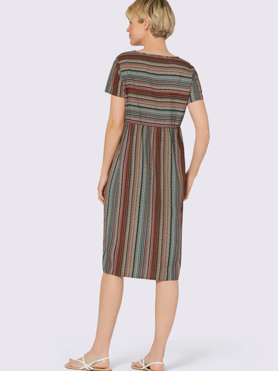 Robe d'été couture de séparation affinante à fronces