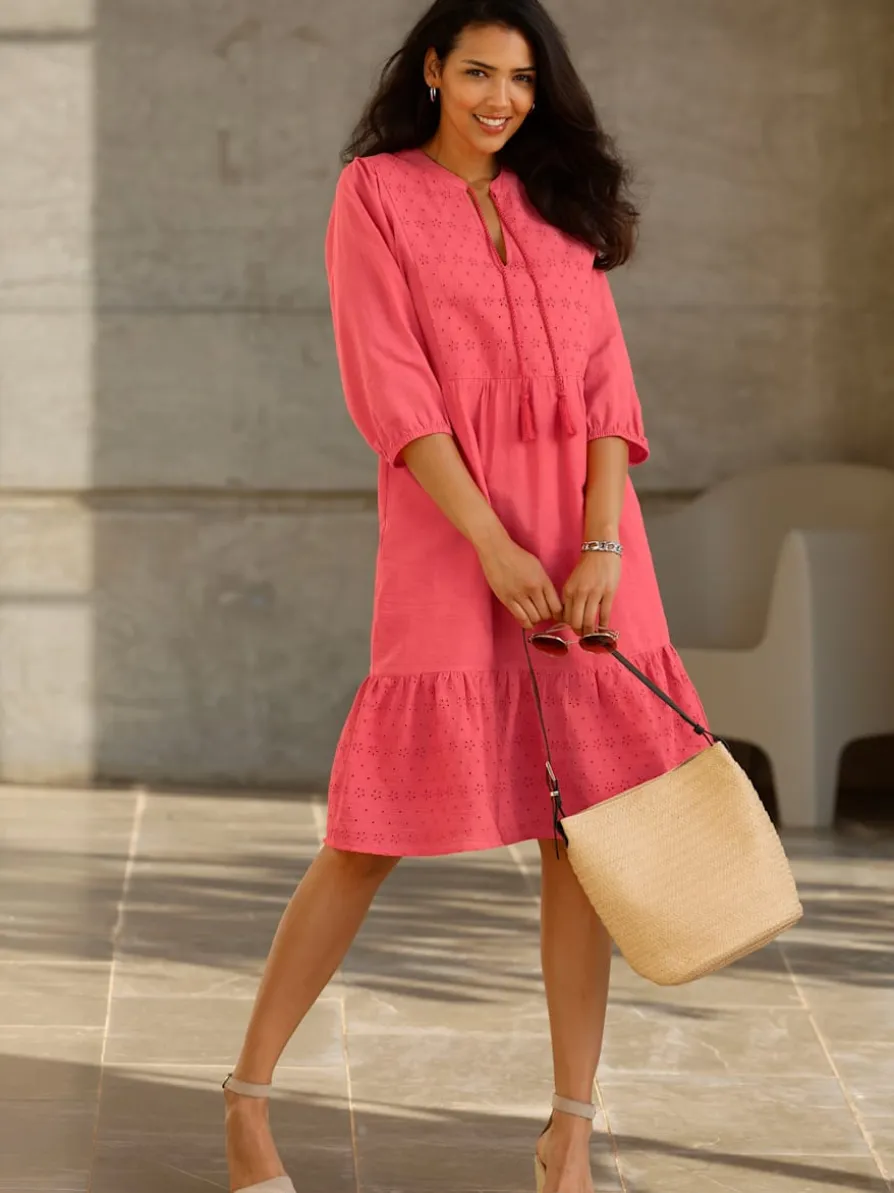 Robe en coton qualité tissée