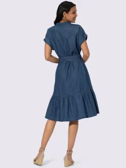 Robe en jean qualité tissée