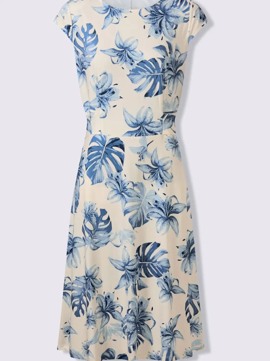 Robe en jersey ceinture à nouer