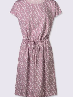 Robe en jersey coulisse avec lien à nouer à la taille