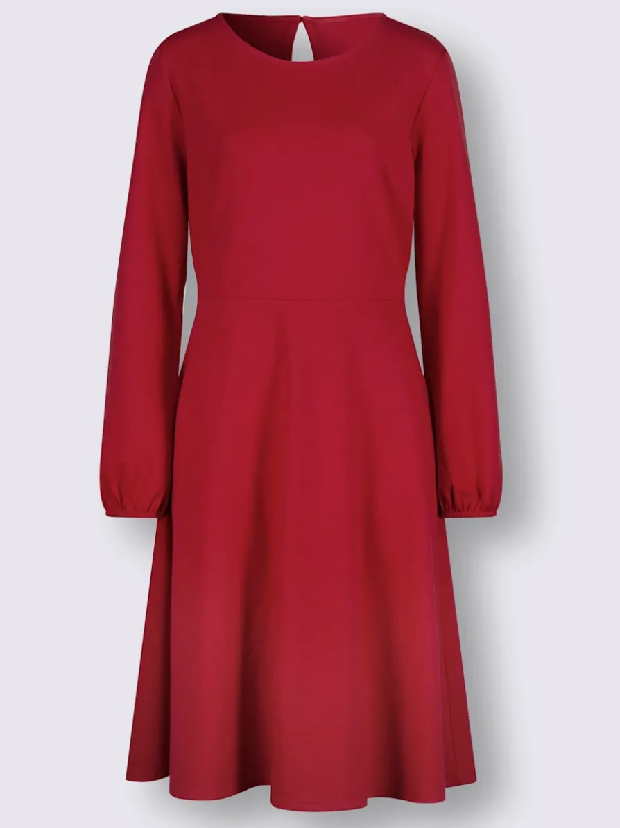 Robe en jersey coupe évasée