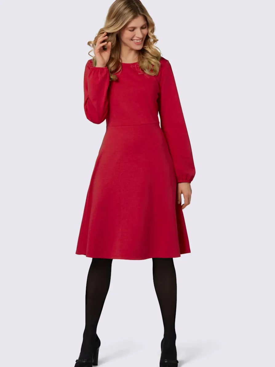 Robe en jersey coupe évasée