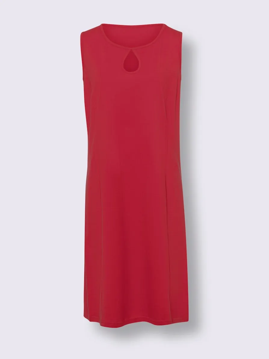 Robe en jersey découpes en forme de larme