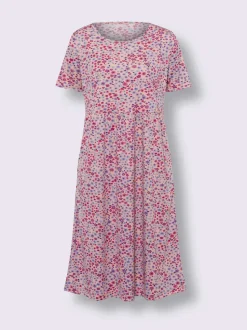 Robe en jersey imprimé mille-fleurs